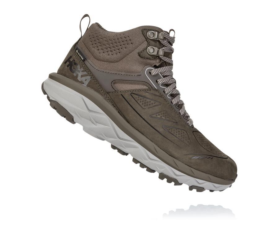 Hoka One One Turisticke Topanky Damske Hnede - Challenger Mid GORE-TEX - 96834-RLUC